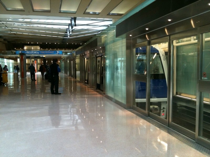 Dulles Mobile Lounges Retired After 60 Years: Iconic Airport Transport Ends 4 Washington Dulles AeroTrain station supporting airport modernization