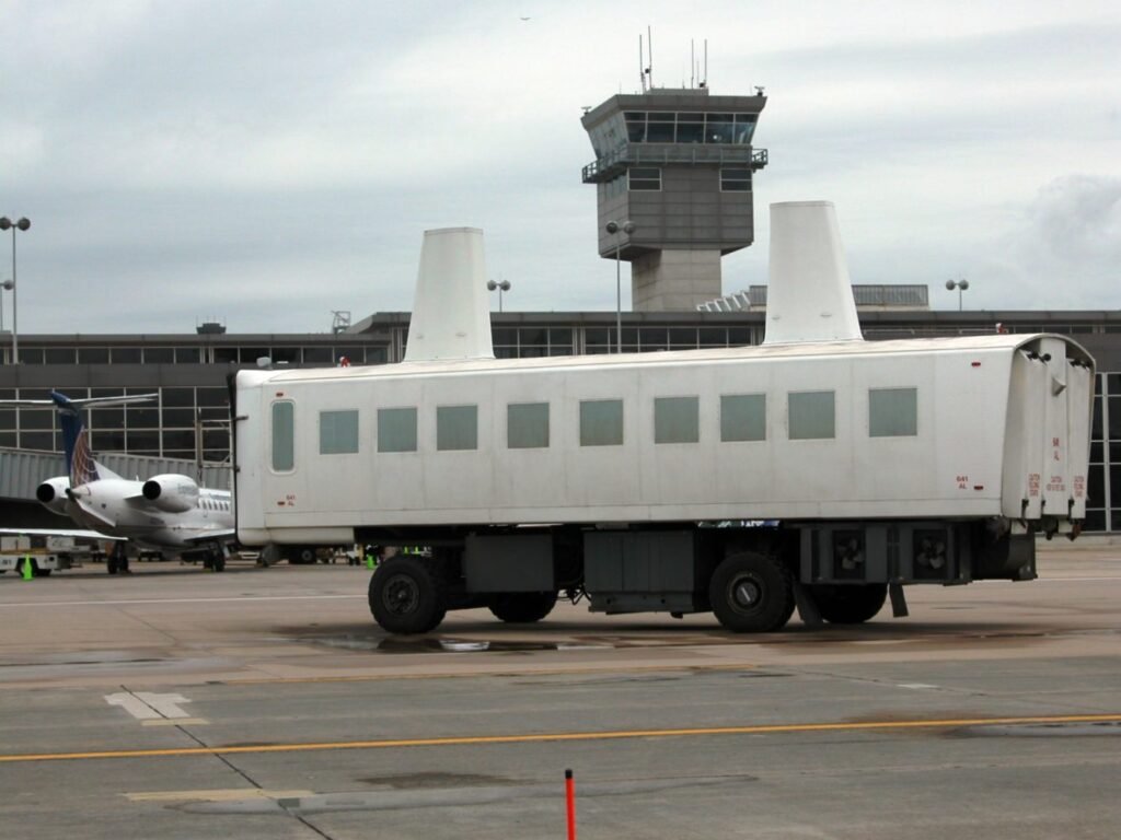 Dulles Mobile Lounges Retired After 60 Years: Iconic Airport Transport Ends 3 Historic Dulles mobile lounge operating at Washington Dulles International Airport