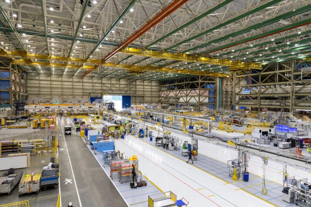 Boeing Opens New 737 MAX North Line at Everett Factory 2 Boeing 737 MAX North Line assembly line at the Everett Factory in Washington