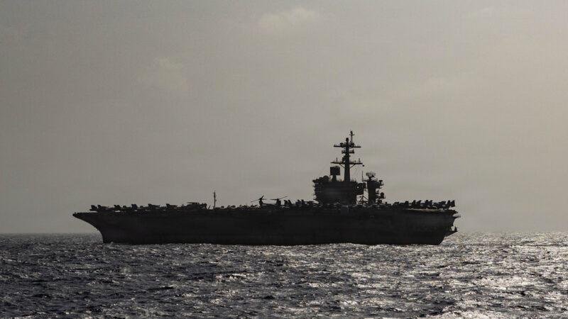 USS Abraham Lincoln returning home after transiting the Arabian Sea