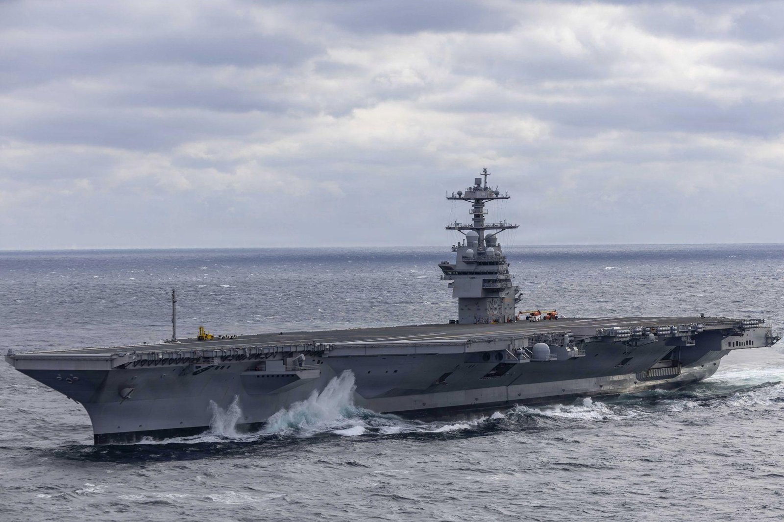 John F. Kennedy CVN-79 during acceptance sea trials