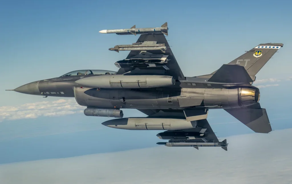 AGM-188A Rusty Dagger missiles on F-16D at Eglin Air Force Base