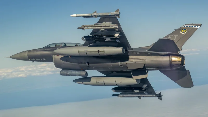 AGM-188A Rusty Dagger missiles on F-16D at Eglin Air Force Base