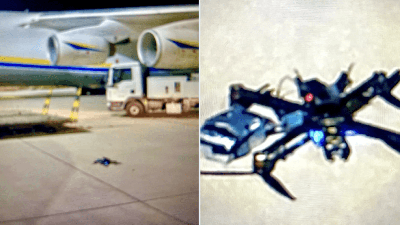 Leipzig airport drone with explosives found on tarmac beside Antonov cargo aircraft