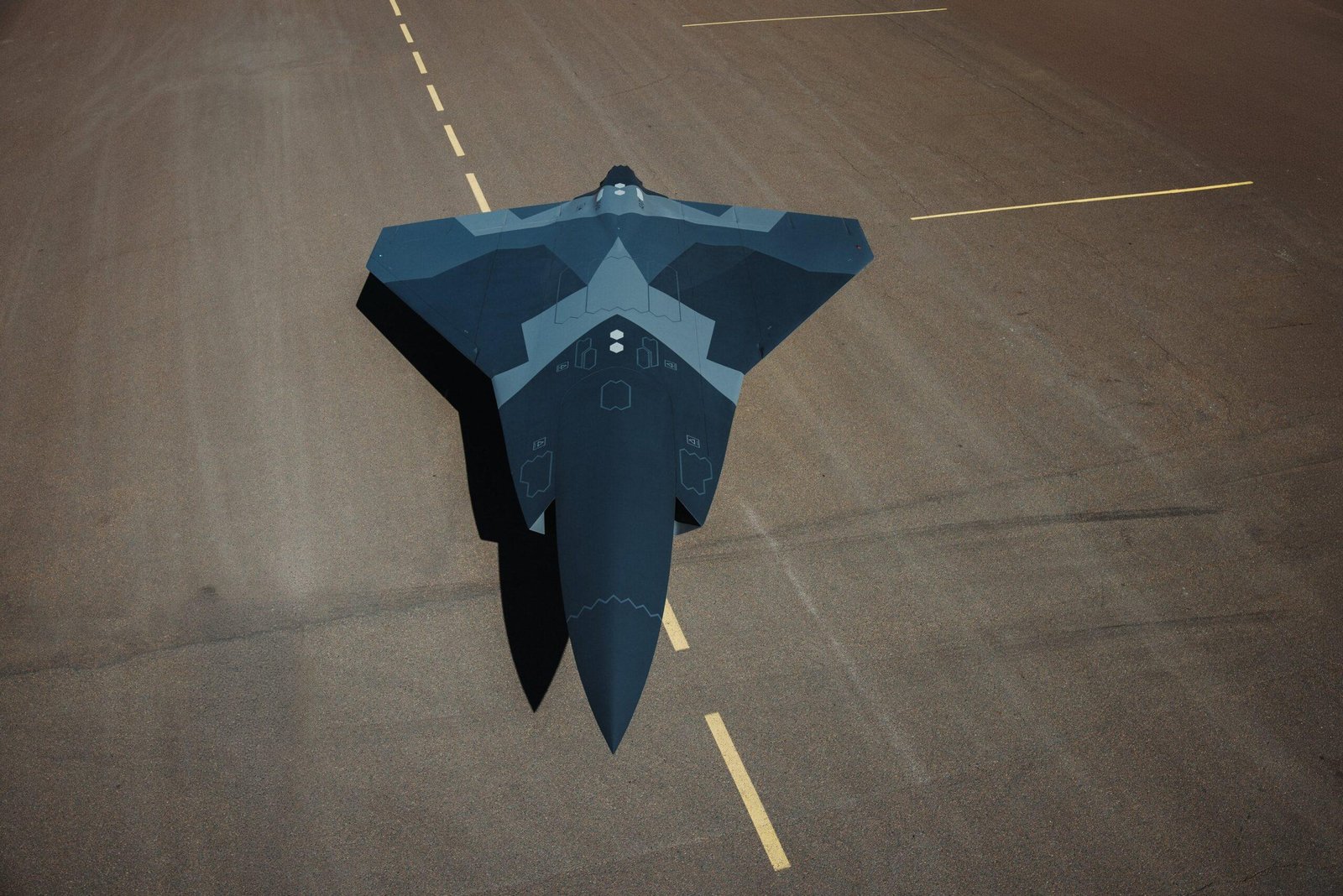 Saab A3-001 Collaborative Combat Aircraft overhead view