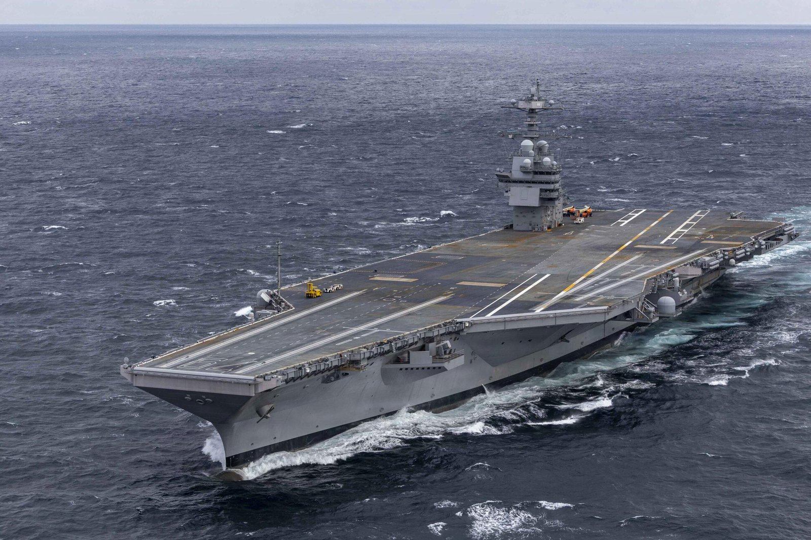 John F. Kennedy CVN-79 during acceptance sea trials