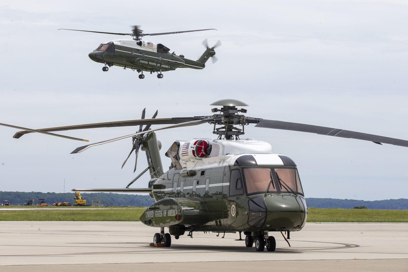 HMX-1 VH-92A Patriot at Quantico, the squadron that will use the White House helipad