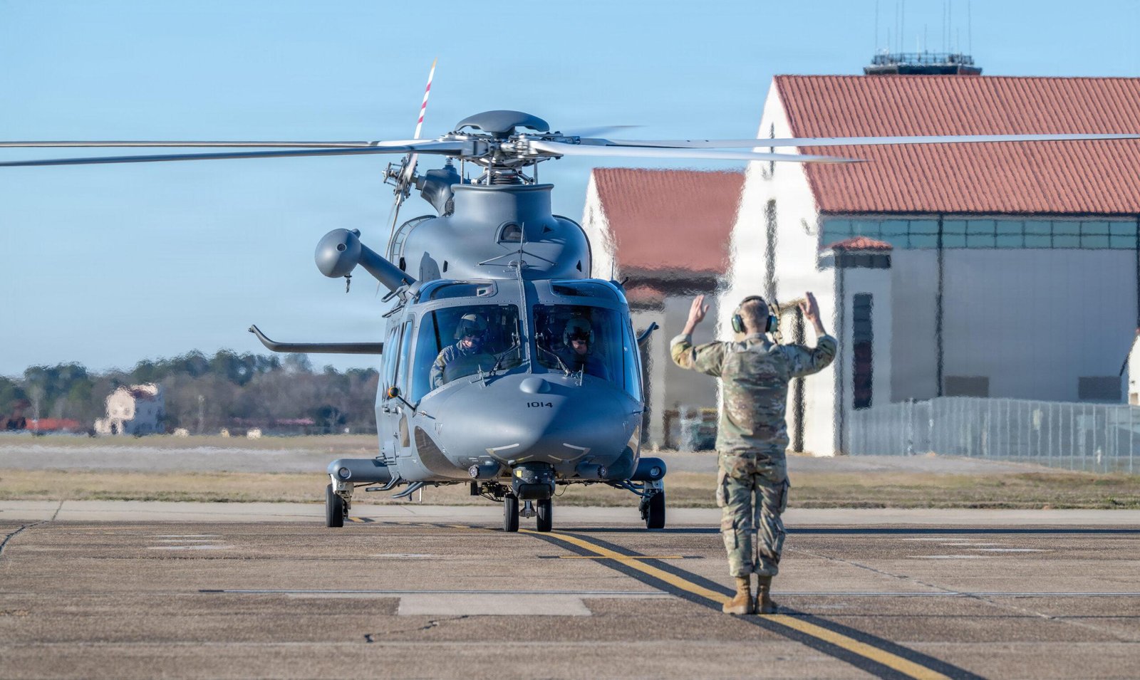 Airmen from the 908th Flying Training Wing, the MH-139 Grey Wolf's formal training unit