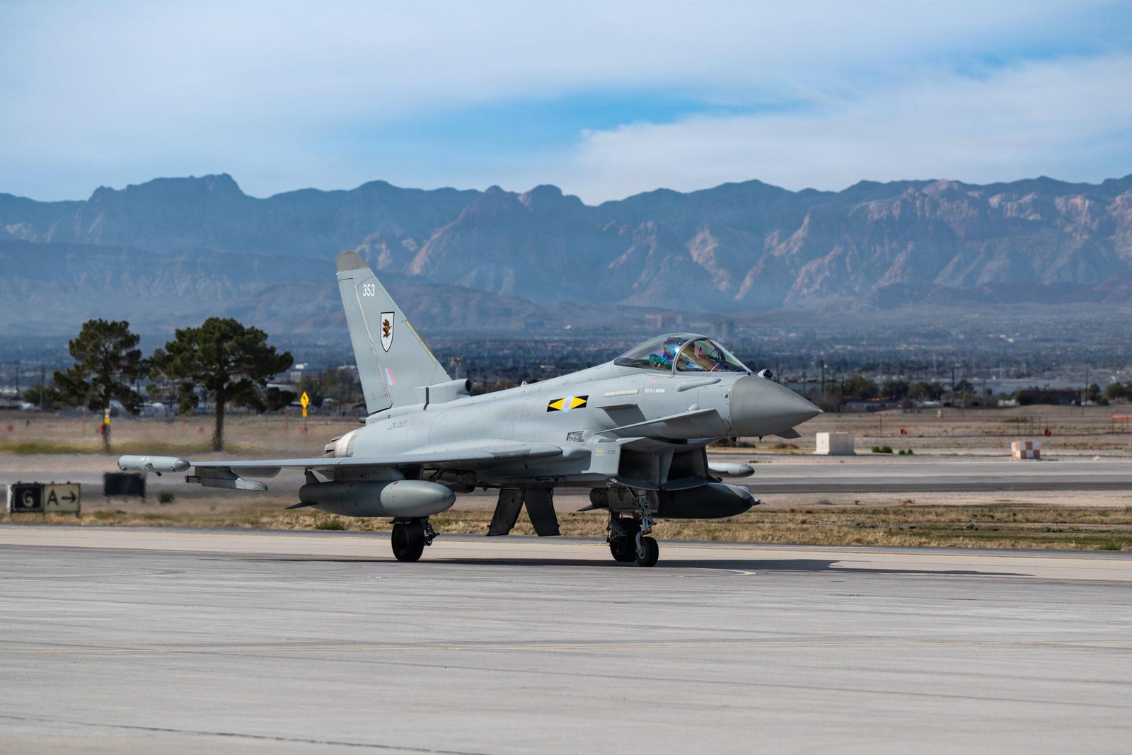 Turkey Eurofighter training: Eurofighter Typhoon during Red Flag-Nellis exercise