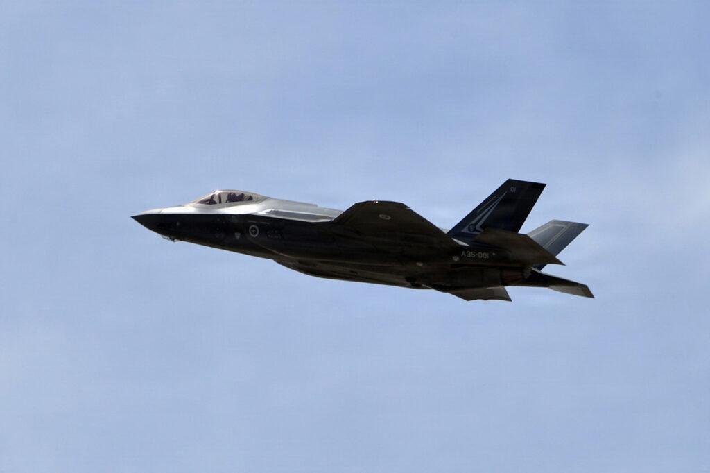 Royal Australian Air Force F-35A Lightning II taking off from Luke Air Force Base