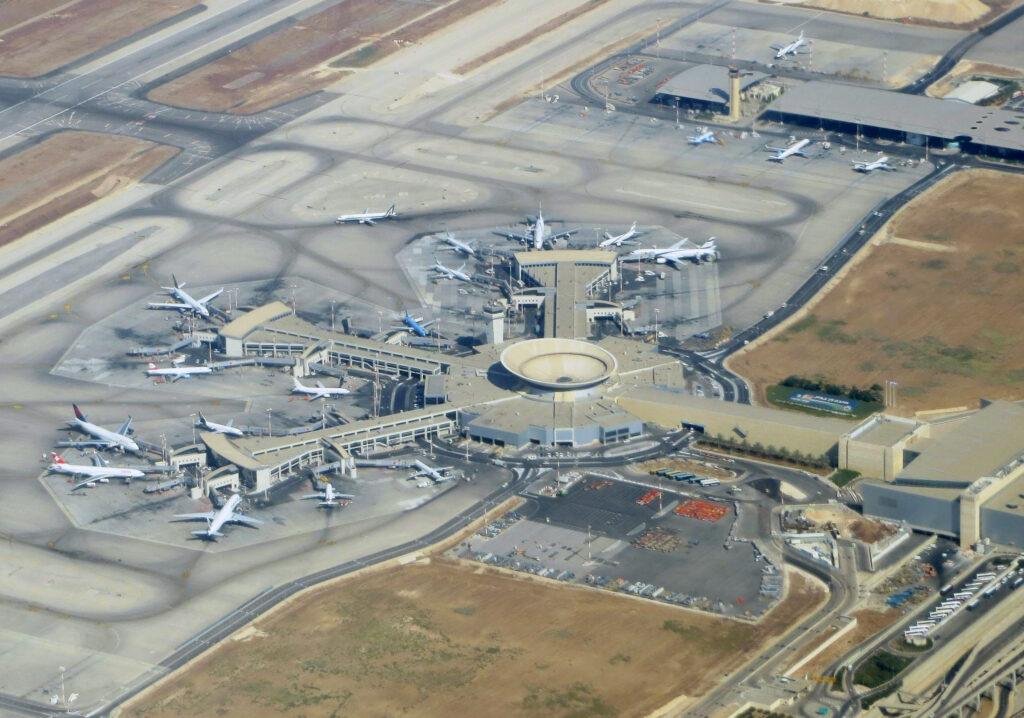 Ben Gurion International Airport in Israel, used as a file photo for Israel pilot screening coverage.