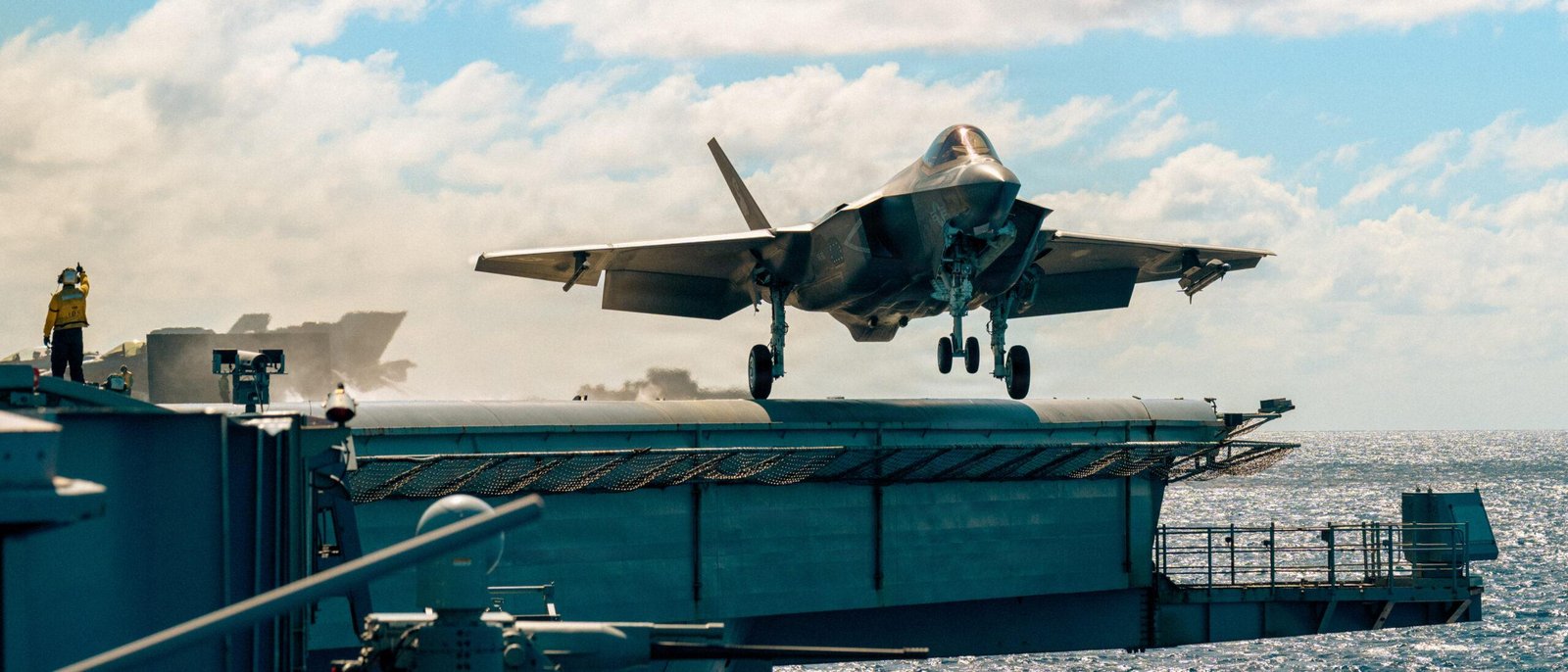 F-35C Lightning II launches from USS Theodore Roosevelt during Pacific flight operations in October 2026.