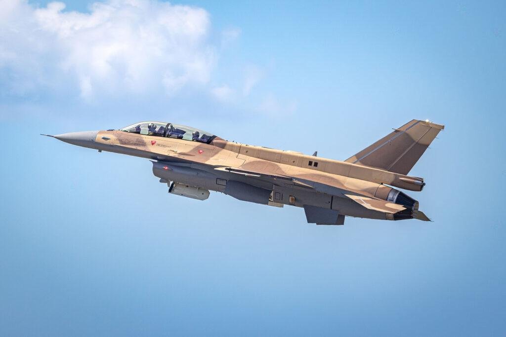 F-16 Block 72 built for Morocco during its first flight, announced by Lockheed Martin on Oct. 6, 2026