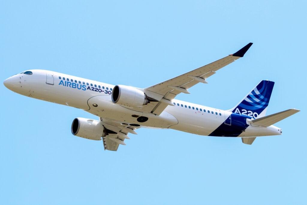 Safran SkyNaute system story illustrated by an Airbus A220-300 flight test aircraft at Toulouse in 2018
