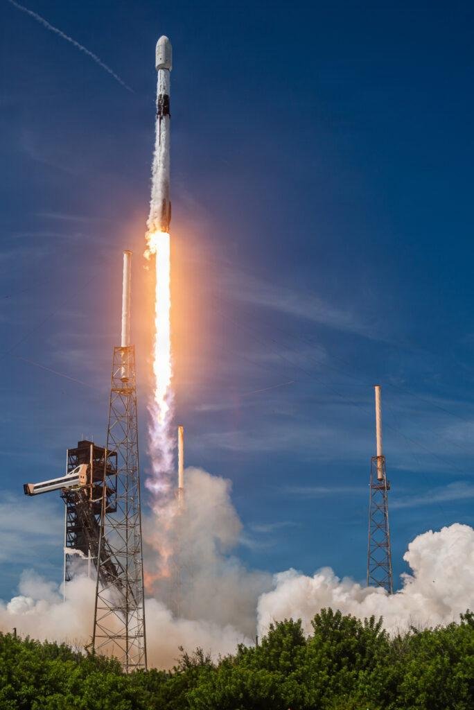 SpaceX Bandwagon launch story illustrated by a Falcon 9 rocket lifting off from Cape Canaveral on September 13, 2026.