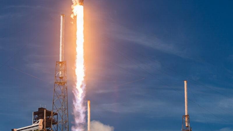SpaceX Bandwagon launch story illustrated by a Falcon 9 rocket lifting off from Cape Canaveral on September 13, 2026.