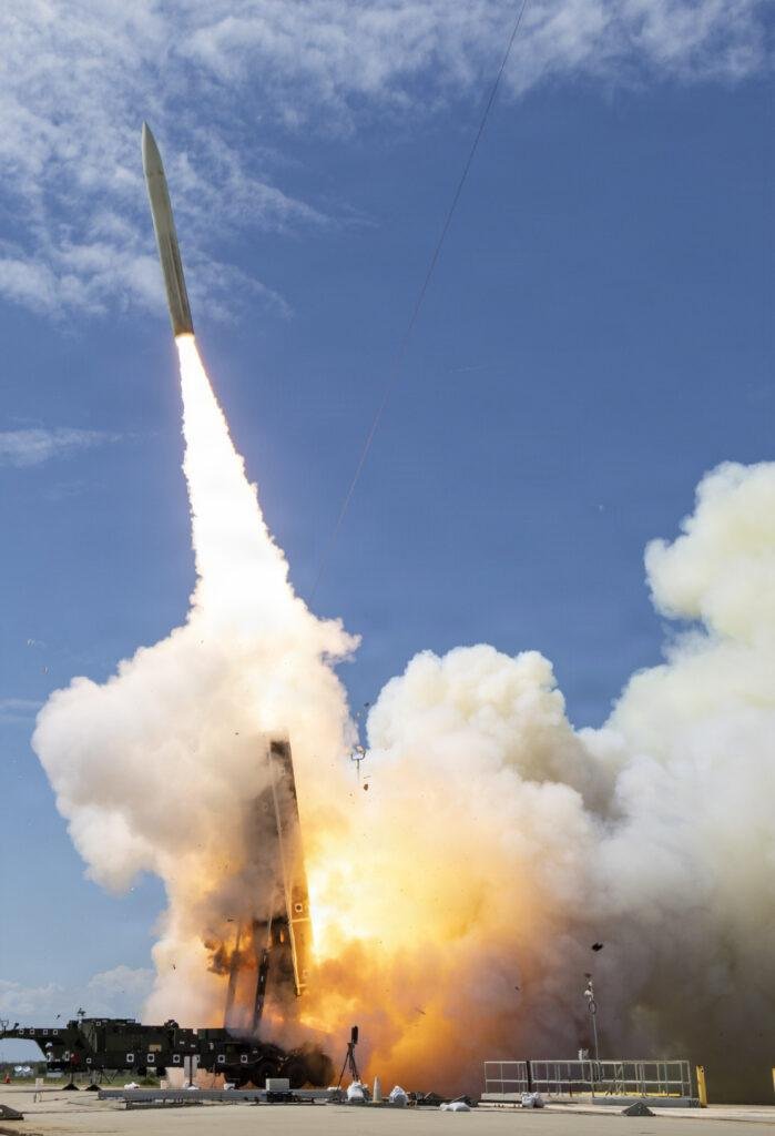 U.S. common hypersonic missile launches from Cape Canaveral, used as a file photo for HACM hypersonic missile coverage.