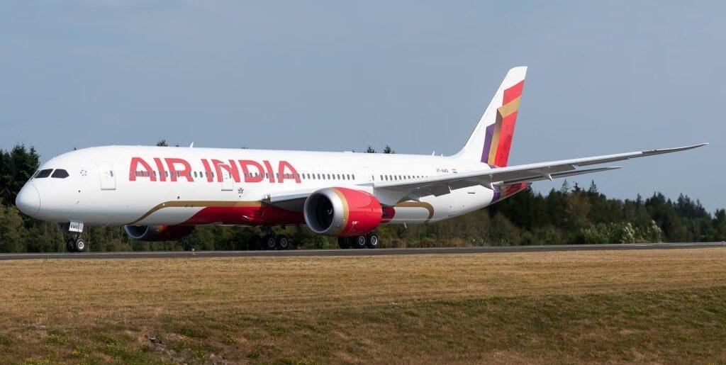 Air India Osaka flights: Air India Boeing 787 delivery photograph; not the inaugural Osaka service