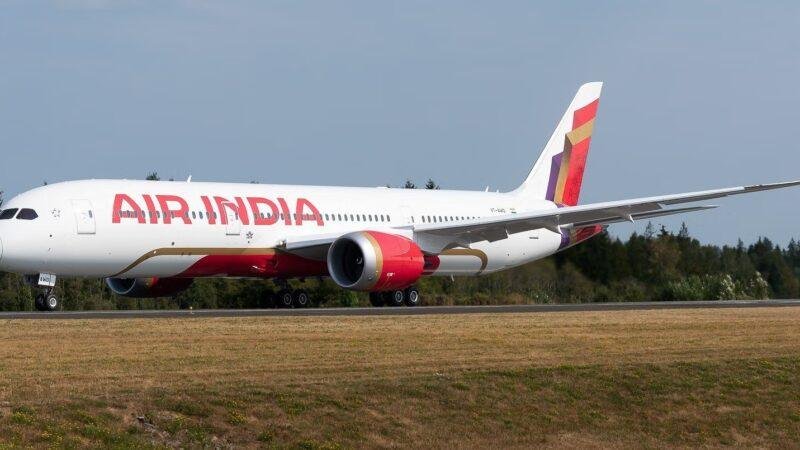 Air India Osaka flights: Air India Boeing 787 delivery photograph; not the inaugural Osaka service