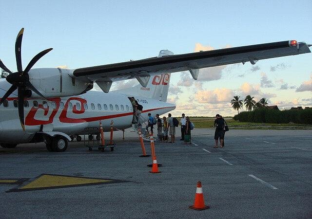 Air Tahiti ATR 72 — an Air Tahiti ATR turboprop aircraft (archival; may not be the premium-configured delivery)