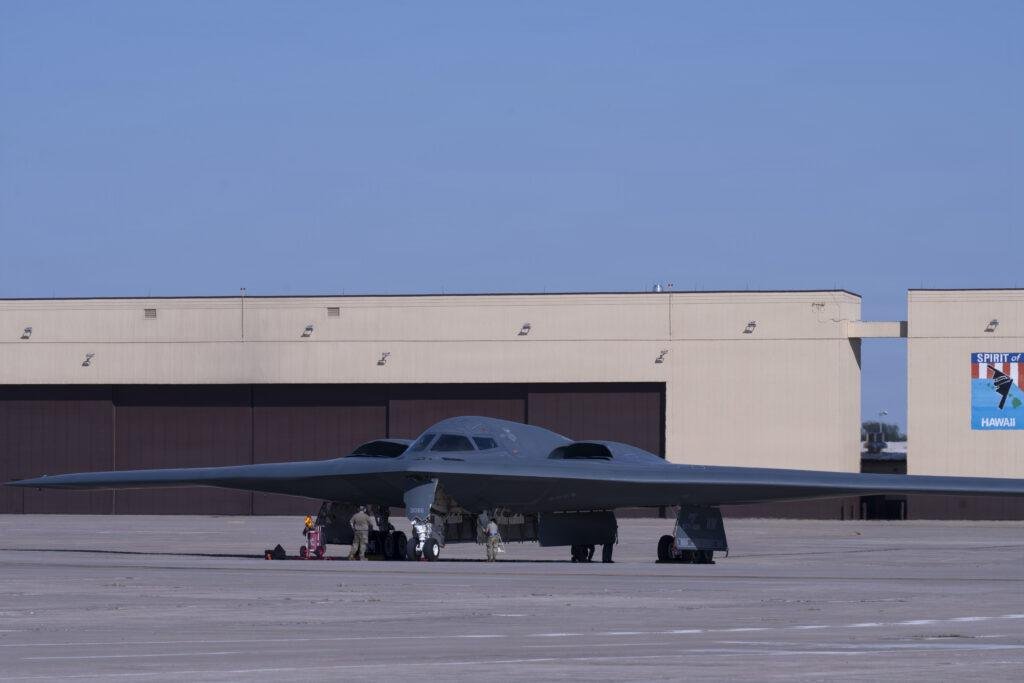 B-2 Kitty Hawk — a U.S. Air Force B-2 Spirit stealth bomber (archival; not identified as Spirit of Kitty Hawk)