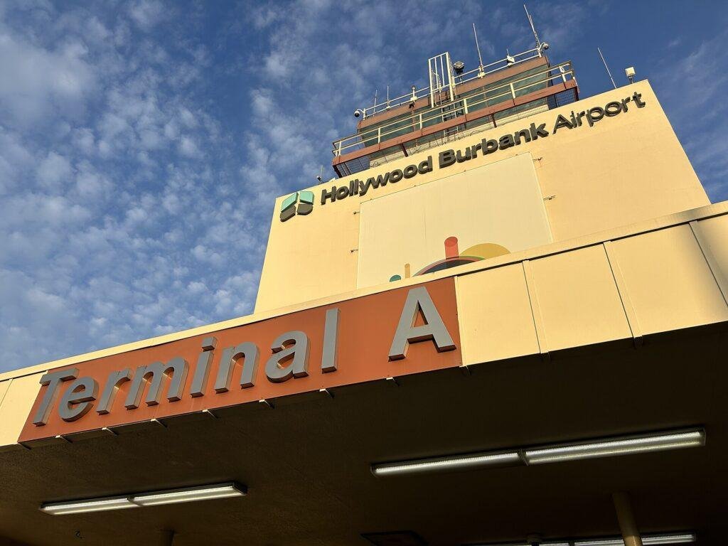 Burbank Airport terminal A before its 2026 replacement, archival view illustrating the Burbank Airport terminal opening