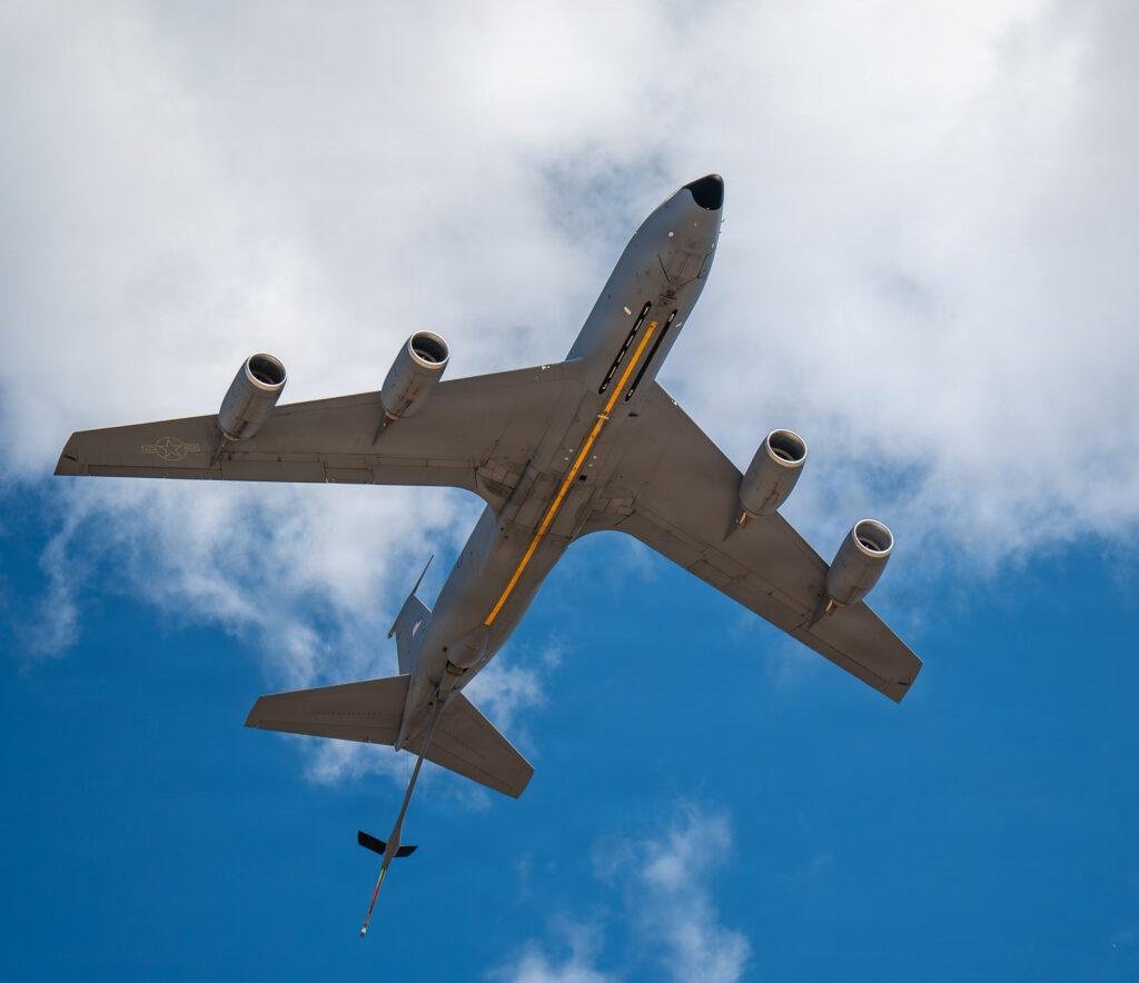 Iran aircraft losses: U.S. Air Force KC-135 refueling aircraft; file photo not evidence of Iran damage
