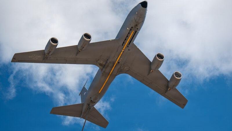 Iran aircraft losses: U.S. Air Force KC-135 refueling aircraft; file photo not evidence of Iran damage