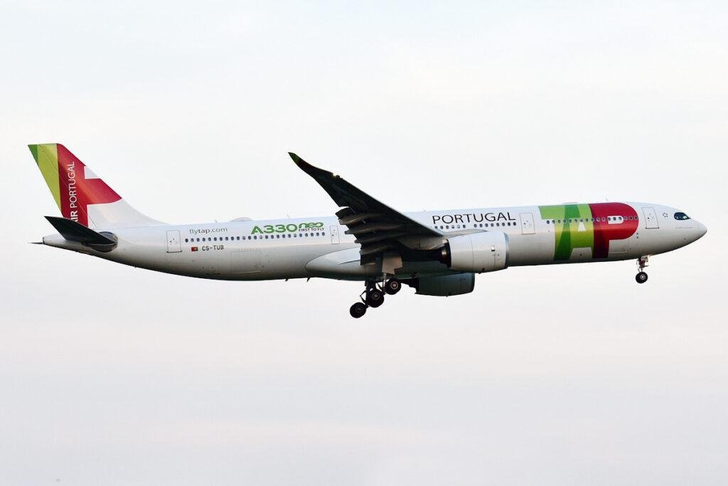 Lufthansa TAP stake — a TAP Air Portugal airliner (archival; not a transaction-related photograph)